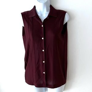 Le Garage France Vintage Knit Sleeveless Top